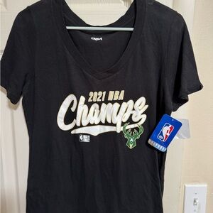 Women’s Milwaukee Bucks championship T-shirt